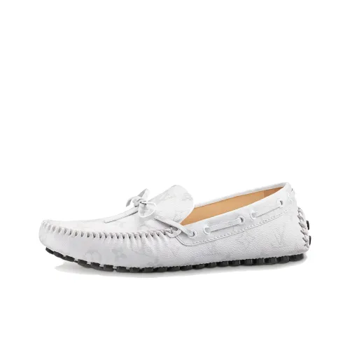LOUIS VUITTON Arizona Лоферы с резиновым покрытием Мужской Белый