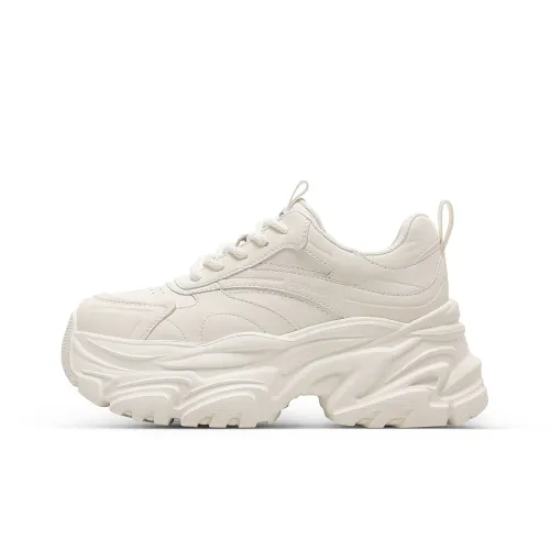 C°BANNER Низкий топ толстая подошва кроссовки женские бежевые