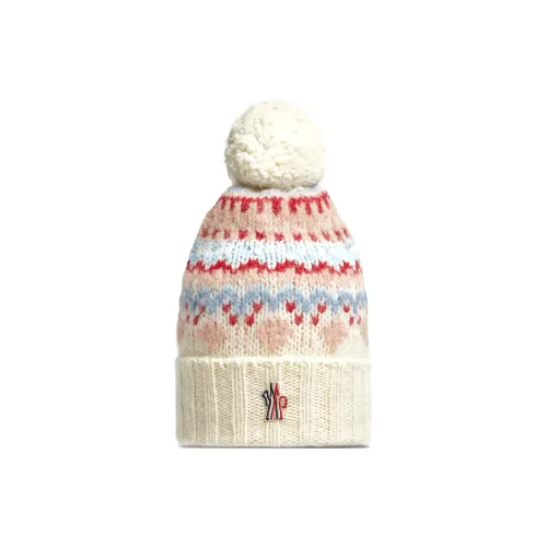 Moncler Шерсть Мохер Альпака Шапки-бини Унисекс Белый