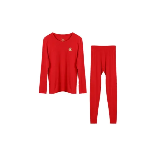 Red Bean Термический Комплект Женский Китайский Красный