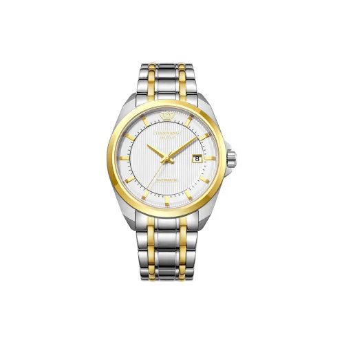 TIAN WANG Механический механизм Мужской Golden Label Brings Blessings. Часы 42мм*42мм*11,3мм Белый