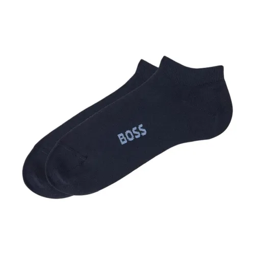 Hugo Boss Темно-синие мужские носки