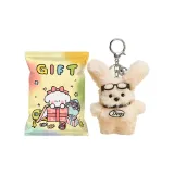 Розовый, без глютена, щенок + сюрприз, щенок, сумка для покупок