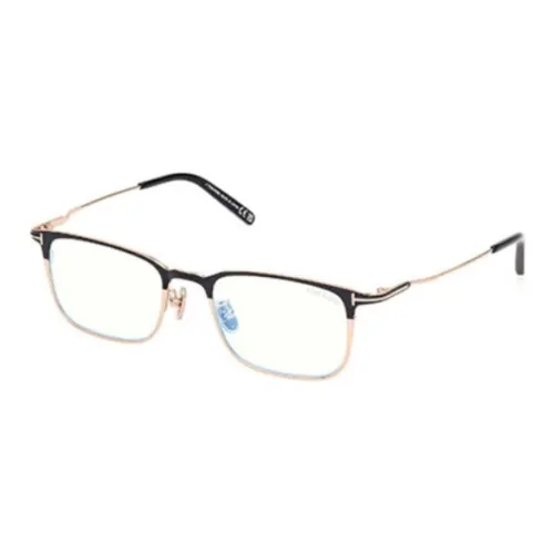 TOM FORD Металл Квадрат Оправы для очков Мужской Яркий черный