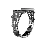 Трефный лист, сплав, ремешок, черный