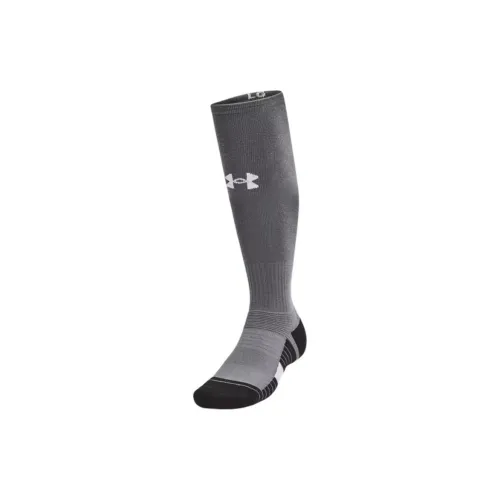 Under Armour 1 шт Графитовый/Черный/Белый Унисекс Колено высокие Носки