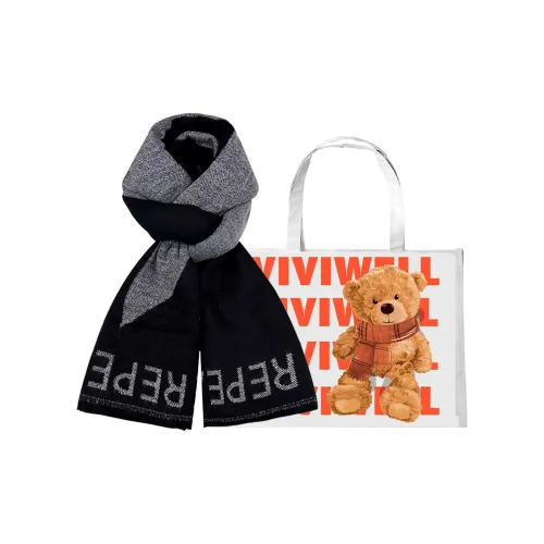 VIVIWELL Акриловые вязаные шарфы унисекс