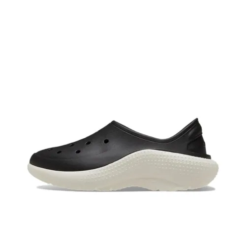 Crocs Повседневные Низкие Кеды Черные Белые Унисекс