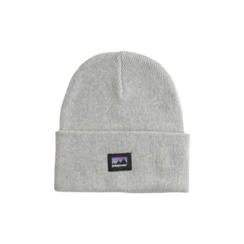 Patagonia Хлопок Полиэстер Шапки-бини Унисекс Серый