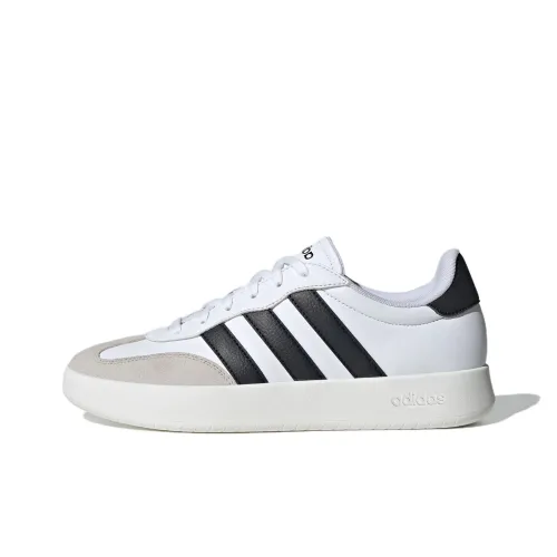Adidas BARREDA Slip-resistant Abrasion-resistant Low Top Skateboard Shoes Unisex White Adidas BARREDA Противоскользящие Износостойкие Низкие Кеды для Скейтбординга Унисекс Белые