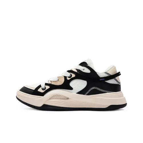 361° Термическая Аbrasion-Resistant Bottom Resistant Low Top Скейтборд Кроссовки Unisex Белый Черный