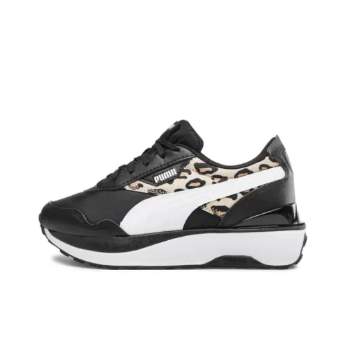 PUMA Cruise Rider Low Топ Повседневная обувь Унисекс Черный Белый
