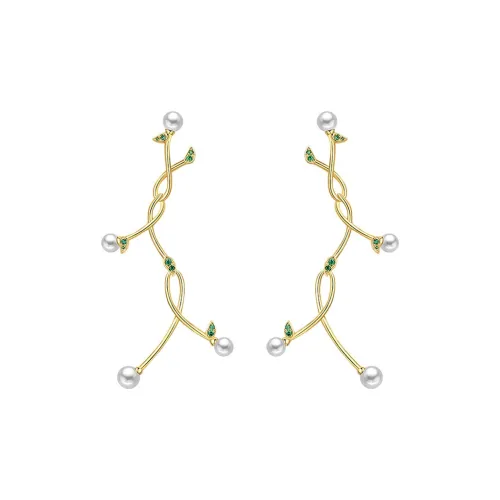 BABYBEI Shell Pearl Серьги Женские Золото