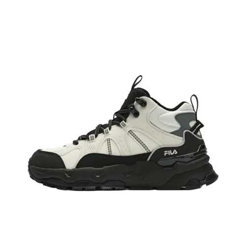 FILA TREK 1S MID WE Устойчивый к истиранию MID Топ Повседневная обувь Женская Бежевая