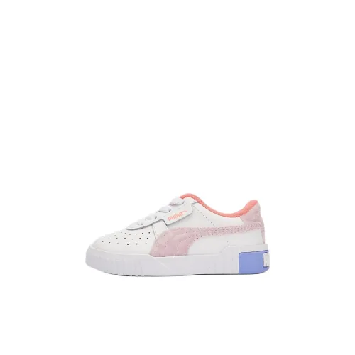 PUMA Cali Valentines Low Топ Обувь для малышей Белый розовый голубой Infant And Toddler