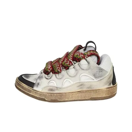 Lanvin Низкие кроссовки для скейтбординга Мужские Белые