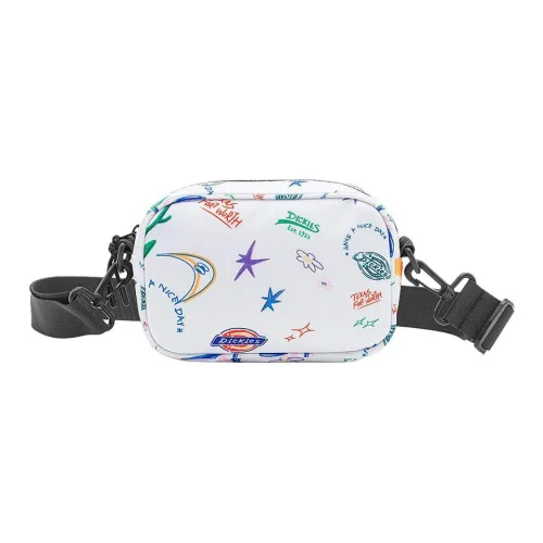 Dickies Полиэстер Маленькая Квадратная Сумка через плечо Сумка Обычная Унисекс Белая