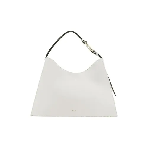 Furla Телячья кожа Одно плечо Сумка Большая Женская Хлопковая конфета Белый