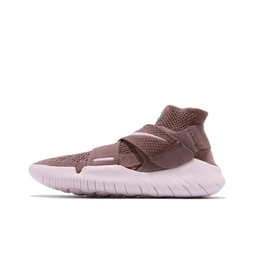 Nike Free RN Motion Flyknit 2018 Нескользящий Легкий Высокий Топ Беговые кроссовки Женские Умбра