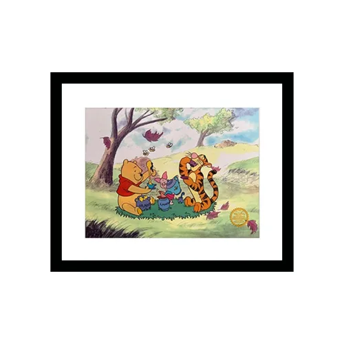 Three For Walt Disney 'Винни-Пух Afternoon Tea' Cel с Gallery Сертификатом в рамке аниме мерч