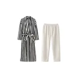 Женский, черный и белый с полосами