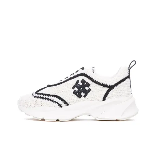 TORY BURCH Good Luck Low Top Crepe Sneakers Женские Белые