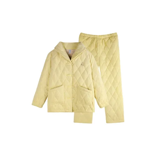 Xuan Liang Пижамный комплект Женские Молочный Фрукт Зеленый