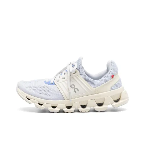 On Cloudswift 3 противоскользящий устойчивый к истиранию низкий топ повседневная беговая обувь женский белый синий