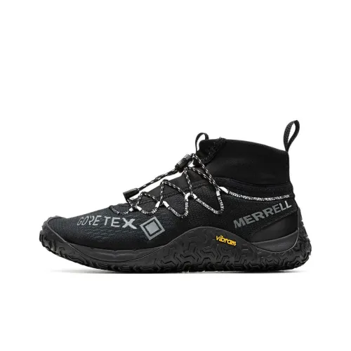 MERRELL Trail Glove 7 Противоскользящие устойчивые к истиранию с средней подошвой кроссовки для бега по пересеченной местности мужские черные