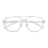 Серебряная оправа, прозрачно-серый (ледниковый серый)