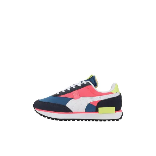 PUMA Future Rider Low Топ Kids Lifestyle Shoes Синий Розовый Детский