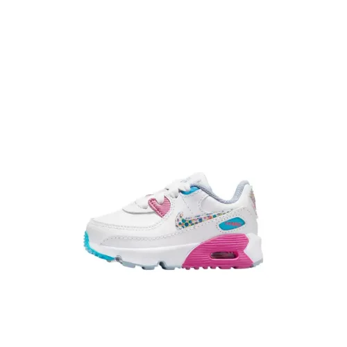 Nike Air Max 90 Low Топ Обувь для малышей Белый Infant And Toddler
