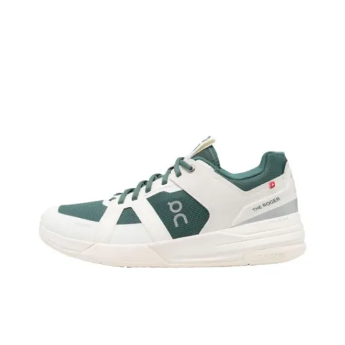 On THE ROGER Clubhouse Pro противоскользящие устойчивые к истиранию низкий топ беговые кроссовки мужские белый зеленый