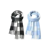 Чёрный Белый Клетка + Синий Белый Клетка