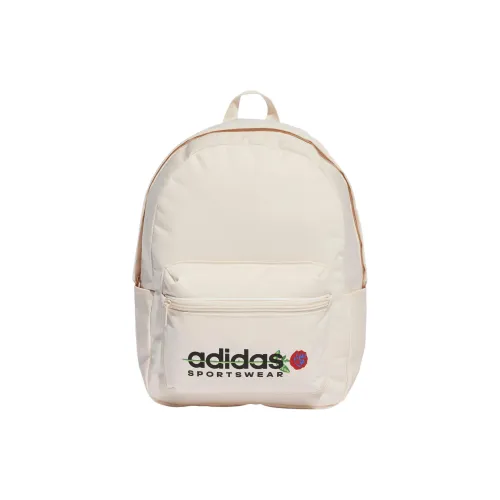 Adidas Polyester Backpack Women's Beige