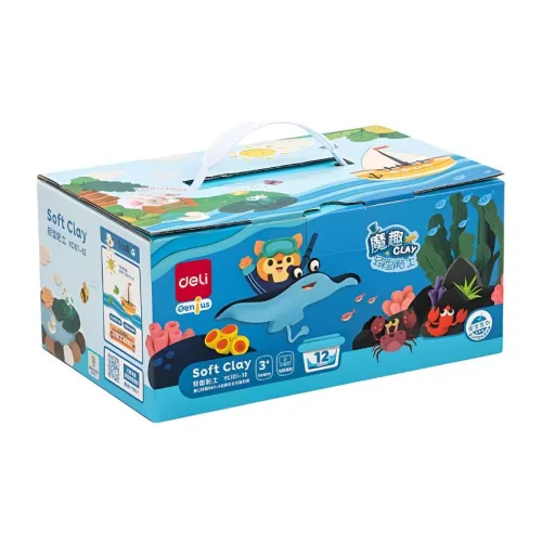Deli Легкий Clay Не Токсичный Экологичный Безопасный Без Запаха Ручная Работа Набор Игрушек
