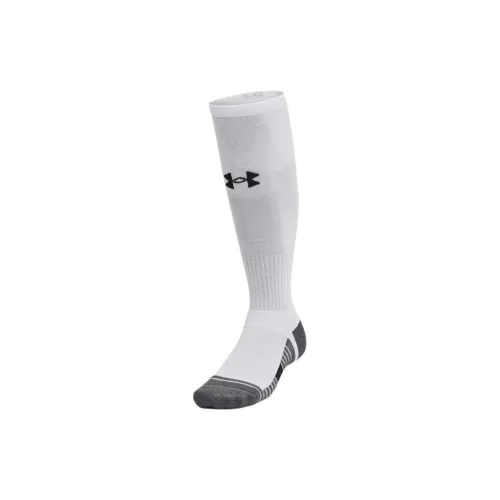 Under Armour 1 шт Белый/Асфальтовый серый/Черный Унисекс Колено высокие Носки