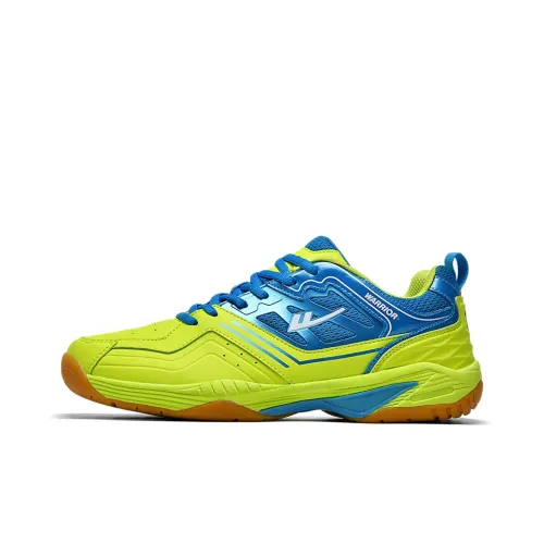 Warrior Shock Absorbers Slip-Resistant Abrasion-Resistant Low-Top Badminton Shoes Unisex Warrior Шок Absorbers Противоскользящие Устойчивые к Износу Низкие Кеды для Бадминтона Унисекс
