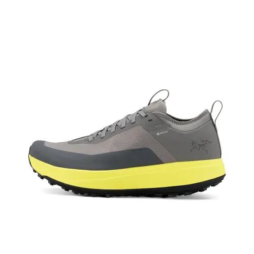 Arcteryx SYLAN Устойчивый к истиранию водонепроницаемый и дышащий Отскок Низкий Топ Повседневные Беговые кроссовки Мужские Серые