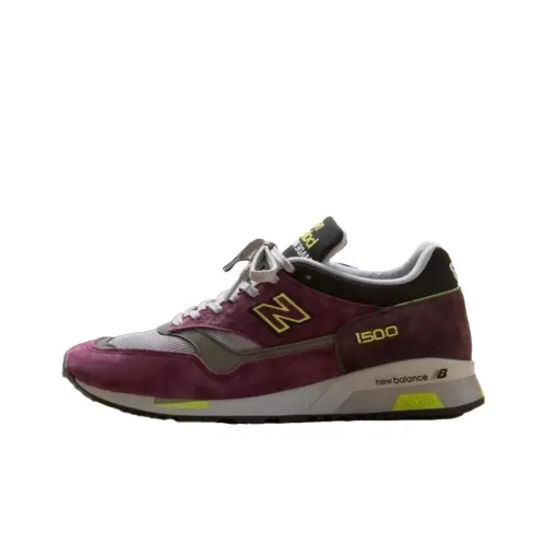 New Balance NB 1500 Устойчивый к истиранию Низкий Топ Повседневные Беговые кроссовки Унисекс Фиолетовый