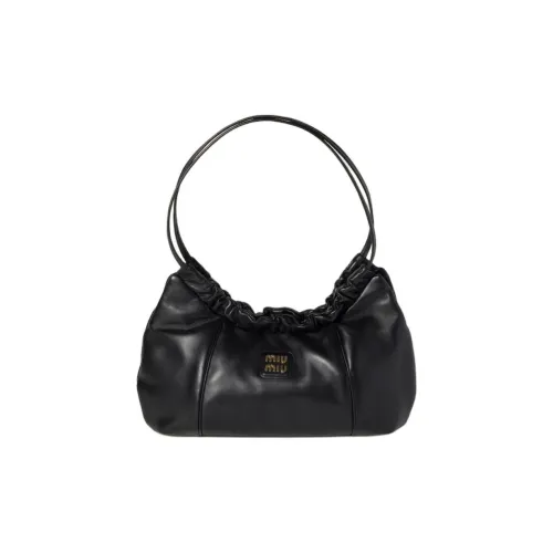 MIU MIU Напповая кожа сумка женская черная