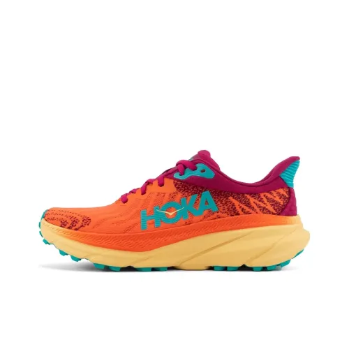 HOKA ONE ONE CHALLENGER 7 Противоскользящие устойчивые к истиранию Беговые кроссовки Мужские Оранжевые