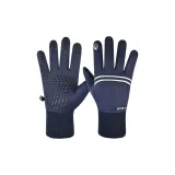 Два полосы, полный палец, синий