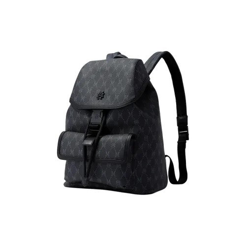 FION Mountain and Sea Journey Series Рюкзак из искусственной кожи мужской черный