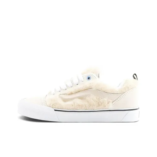 VANS Knu Skool Амортизация Износостойкие Низкие Кроссовки для Скейтбординга Унисекс Бежевые
