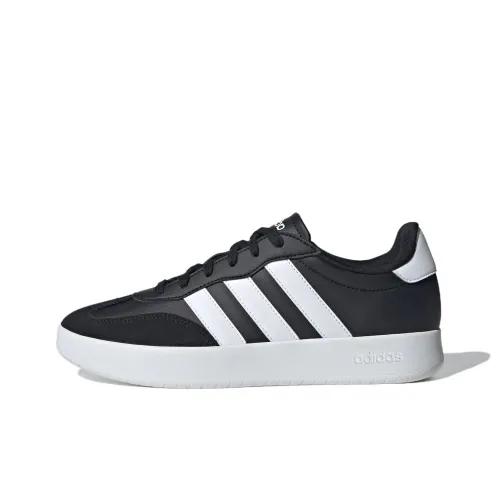 Adidas BARREDA Slip-resistant Abrasion-resistant Low Top Skateboard Shoes Unisex Black Adidas BARREDA Противоскользящие Износостойкие Низкие Кеды для Скейтбординга Унисекс Черные
