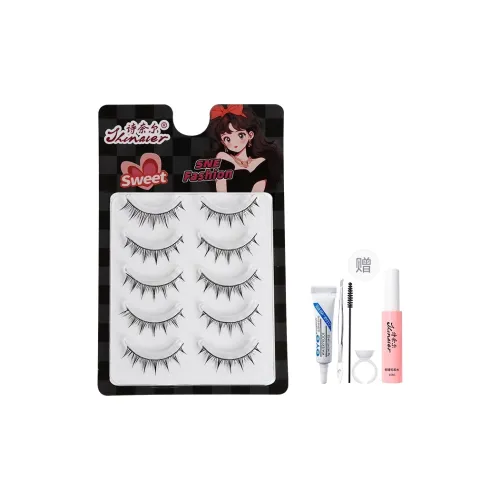 ZHENZHENSHINAIER Entire Ван-Пис SHARP Little Щенок Накладные ресницы Натуральный Увеличивающий Стиль