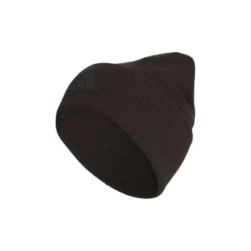 Adidas Трикотажная ткань Силикон Шапки-бини Женские Черный