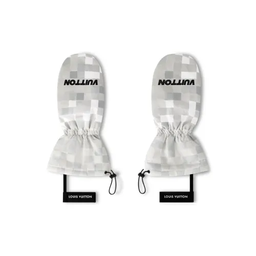 LOUIS VUITTON Хлопок Перчатки Мужские Серые