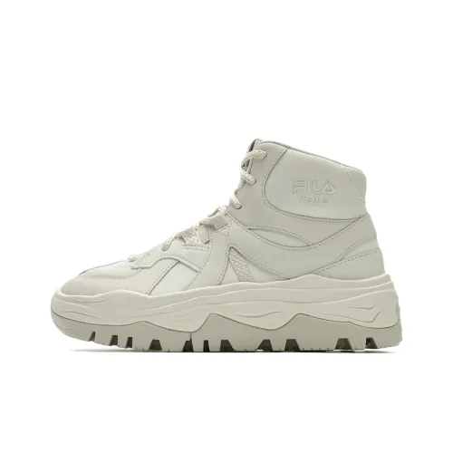 FILA Высокие Топы Casual Женские Серый Белый